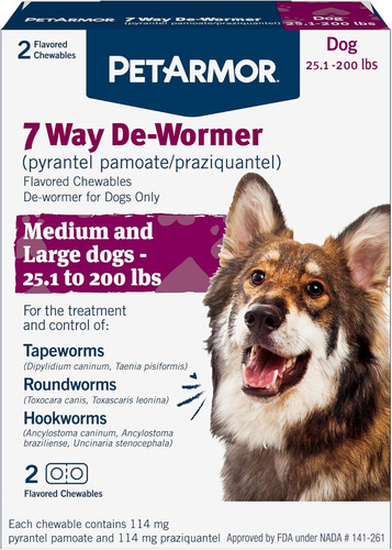 Way dog wormer 2 - 7,