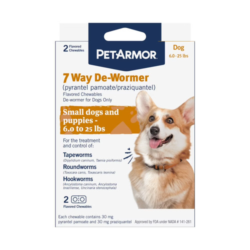 Petarmor way wormer - 7, de-wormer