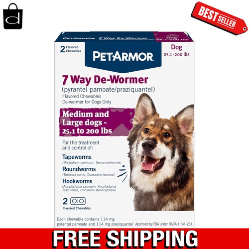 Vet quality way - 7, de-wormer