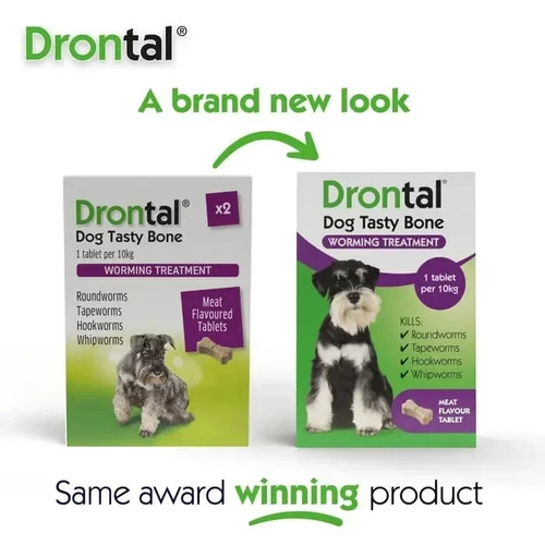 Two tasty bone flavour - two,