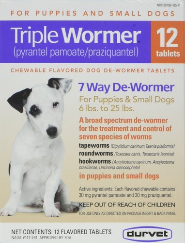 Durvet triple wormer tablets - triple,