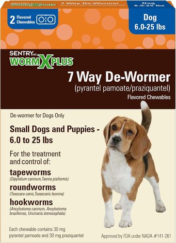 Way wormer chewables - de-wormer, for