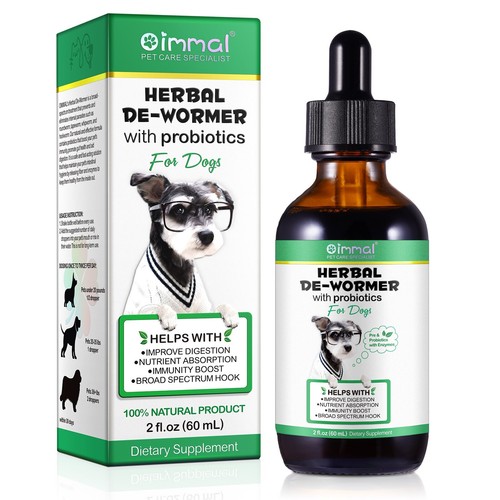 Natural dog dewormer drops - natural,
