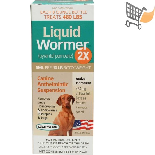 Wormer double strength liquid - wormer,