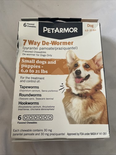 Pet armor chewable wormer - chewable, de-wormer