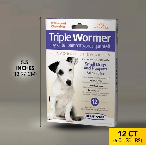 Durvet pack triple - triple, wormer
