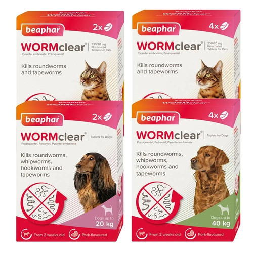 Beaphar wormclear worming - wormclear,